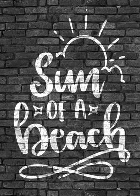 Sun of a Beach Wall Art