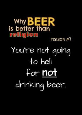 Beer vs Religion Hell