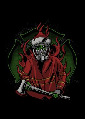 Halloween Firefighter