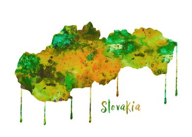 Slovakia map