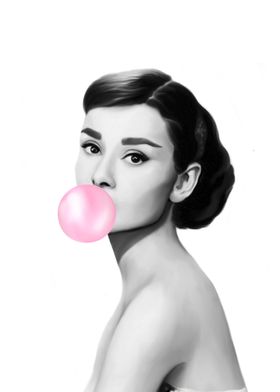 Audrey Hepburn Art