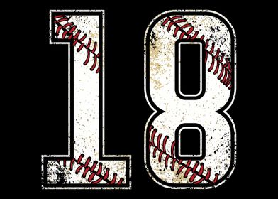 18 Baseball 18 Birthday