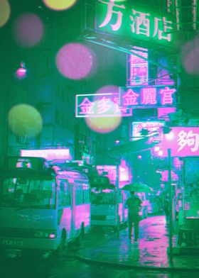 Neon Cyberpunk Night City