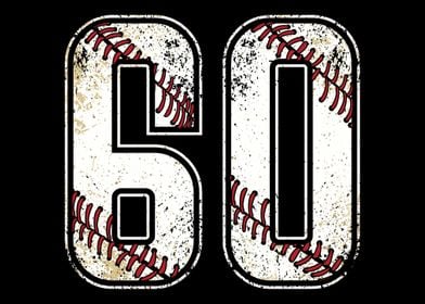 60 Baseball 60 Birthday