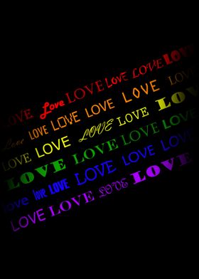 LGBTQ Love Rainbow