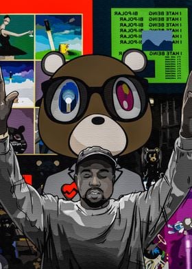 Kanye Album Collage