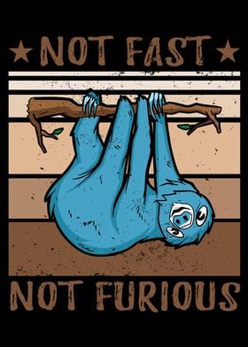 Not Fast Not Furious Sloth