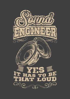 SOUND ENGINEER VINTAGE