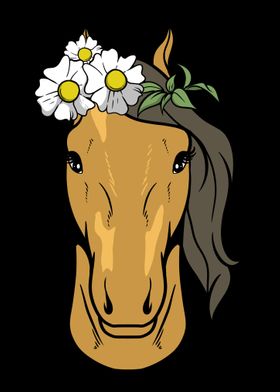 Horse Flower Floral