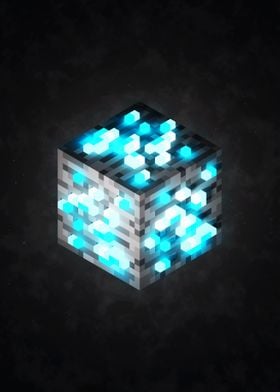 CubeShiny Diamond VoxelArt