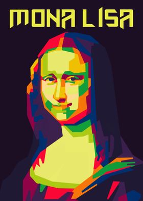 Wpap popart Mona Lisa