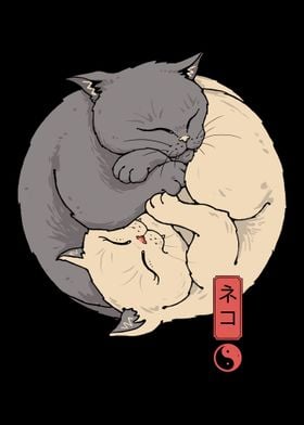 Yin Yang Cats