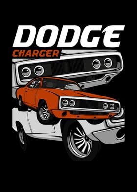 Dodge Charger Old Car 