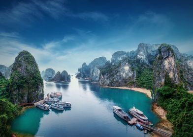 Vietnam Halong Bay Nature