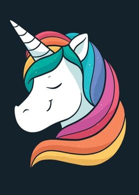 Unicorn cute rainbow