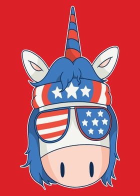 Unicorn cute American