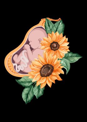Midwife Baby Flowers