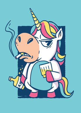 Unicorn cute bad habits