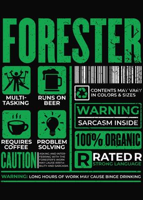 Forester Woodworker Forest