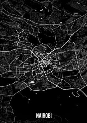 Nairobi dark map