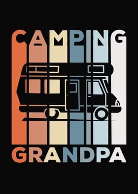 Camping Grandpa Granddad