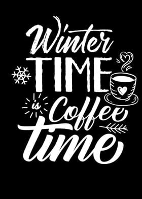 Winter time coffee time