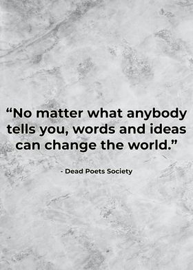 Quote Dead Poets Society