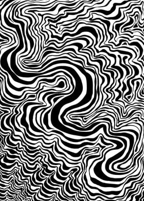 Surreal flowing lines