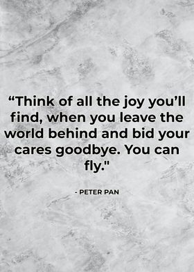 Quote PETER PAN