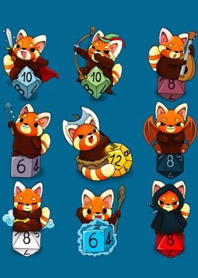 Red Panda Role Dice