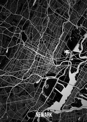 Newark dark map