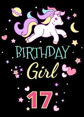 17th Birthday Unicorn 17 Y