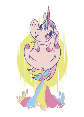 Unicorn cute fart