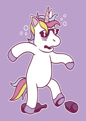 Unicorn cute hangover