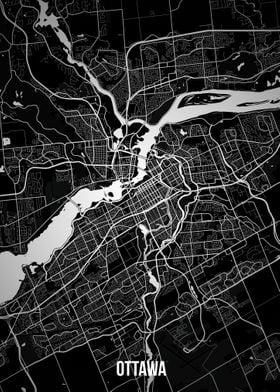 Ottawa dark map