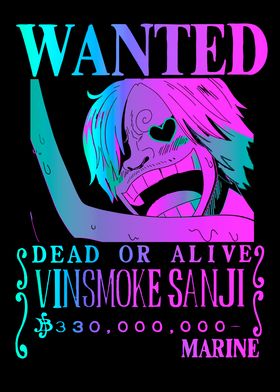 wanted vinsmoke sanji