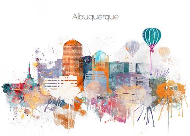 Albuquerque Watercolor Art