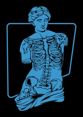 Venus Skeleton Vaporwave