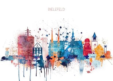 Bielefeld Germany skyline