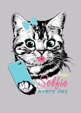 Selfie cat