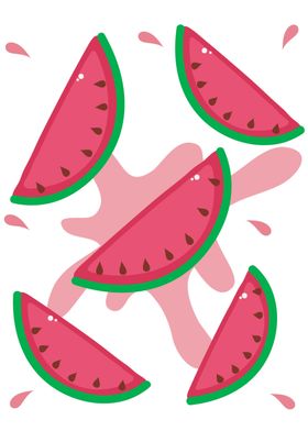 Juicy Watermelon Artwork