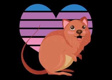 Happy Heart Quokka