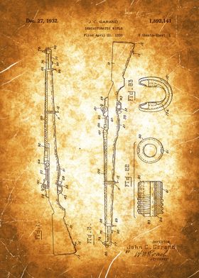3 M1 Rifle Patent