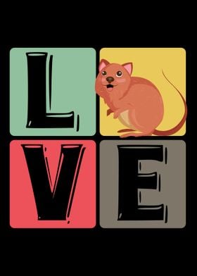 Love Quokka Cute Animal