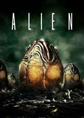 Alien Eggs Poster