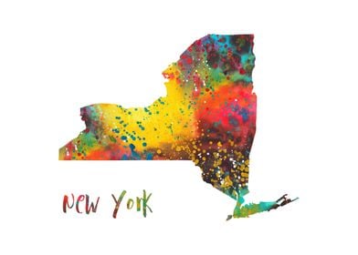 New York map