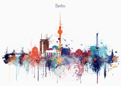 Berlin Germany skyline