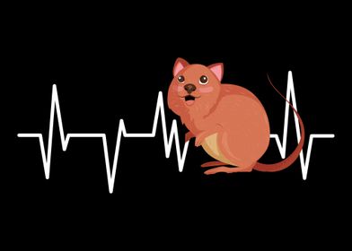 Kawaii Quokka Hearbeat