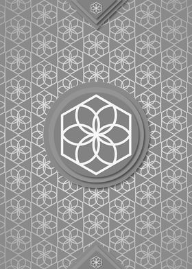 'Geometric Rune Pattern Art' Poster by Holy Rock Design | Displate