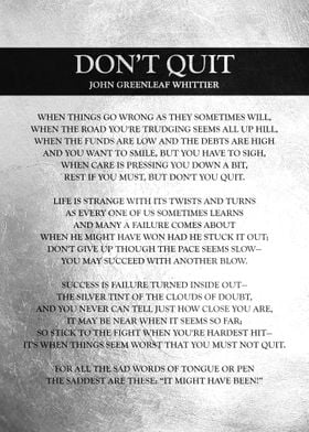 Dont Quit